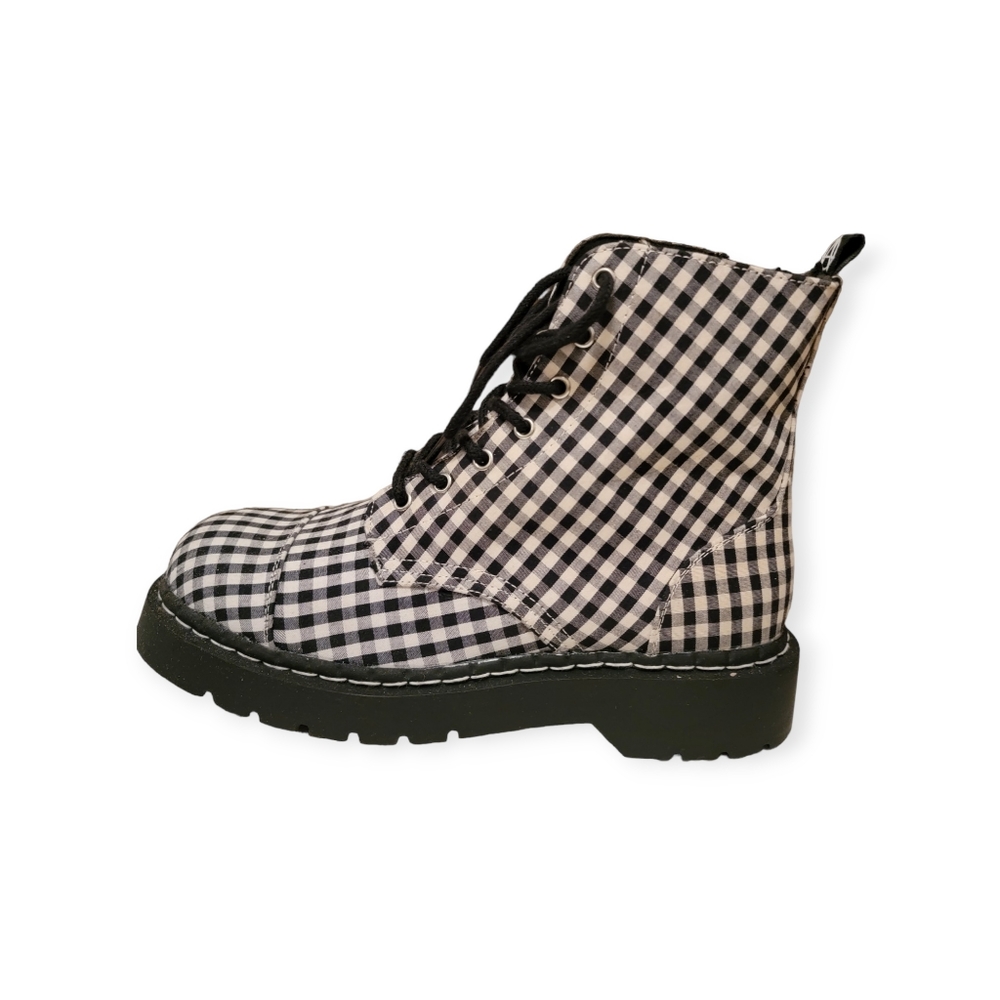 T.U.K Checkered Boot Size 9 Women's